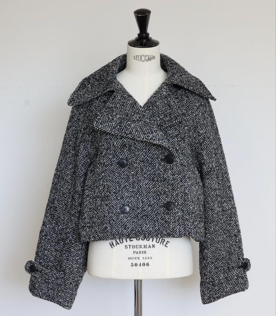 gypsohila ヘリンボーンコート