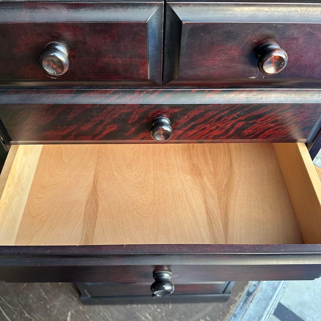 民芸家具 9段チェスト 整理タンス 箪笥 アンティーク