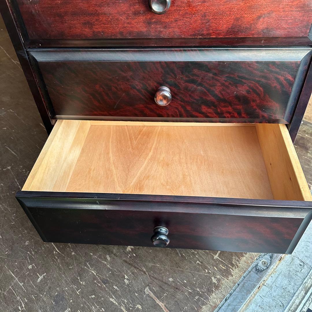 民芸家具 9段チェスト 整理タンス 箪笥 アンティーク