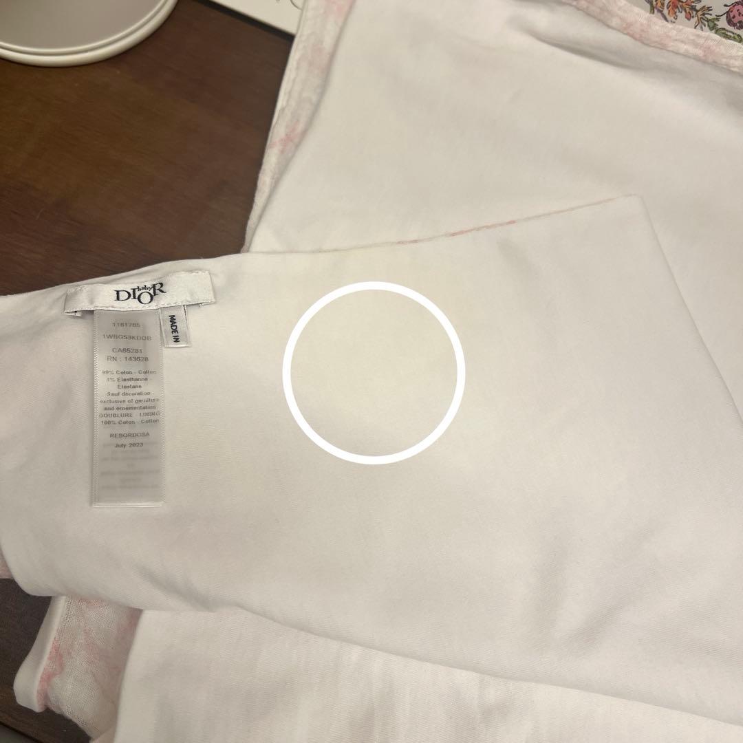 Dior ベビーディオール　おくるみ　モスリン　ピンク　ガーゼ