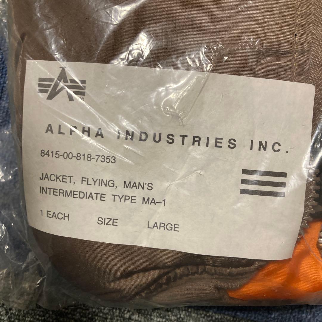 ALPHA アルファ　MA-1 フライトジャケット