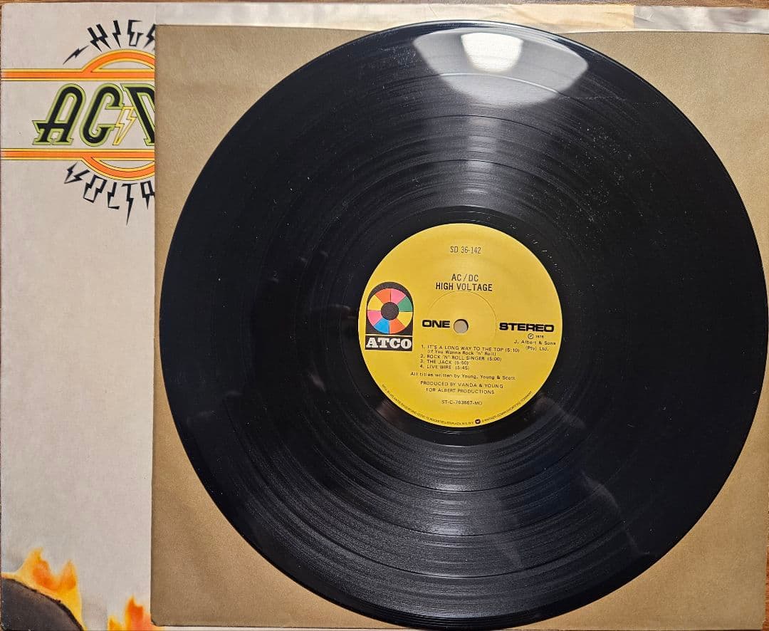 AC/DC High Voltage US盤 Monarchプレス