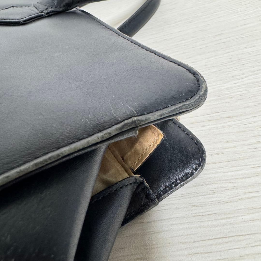 ヴィヴィアンウエストウッド Q18 オーブロゴ レザー ビジネスバッグ ブラック