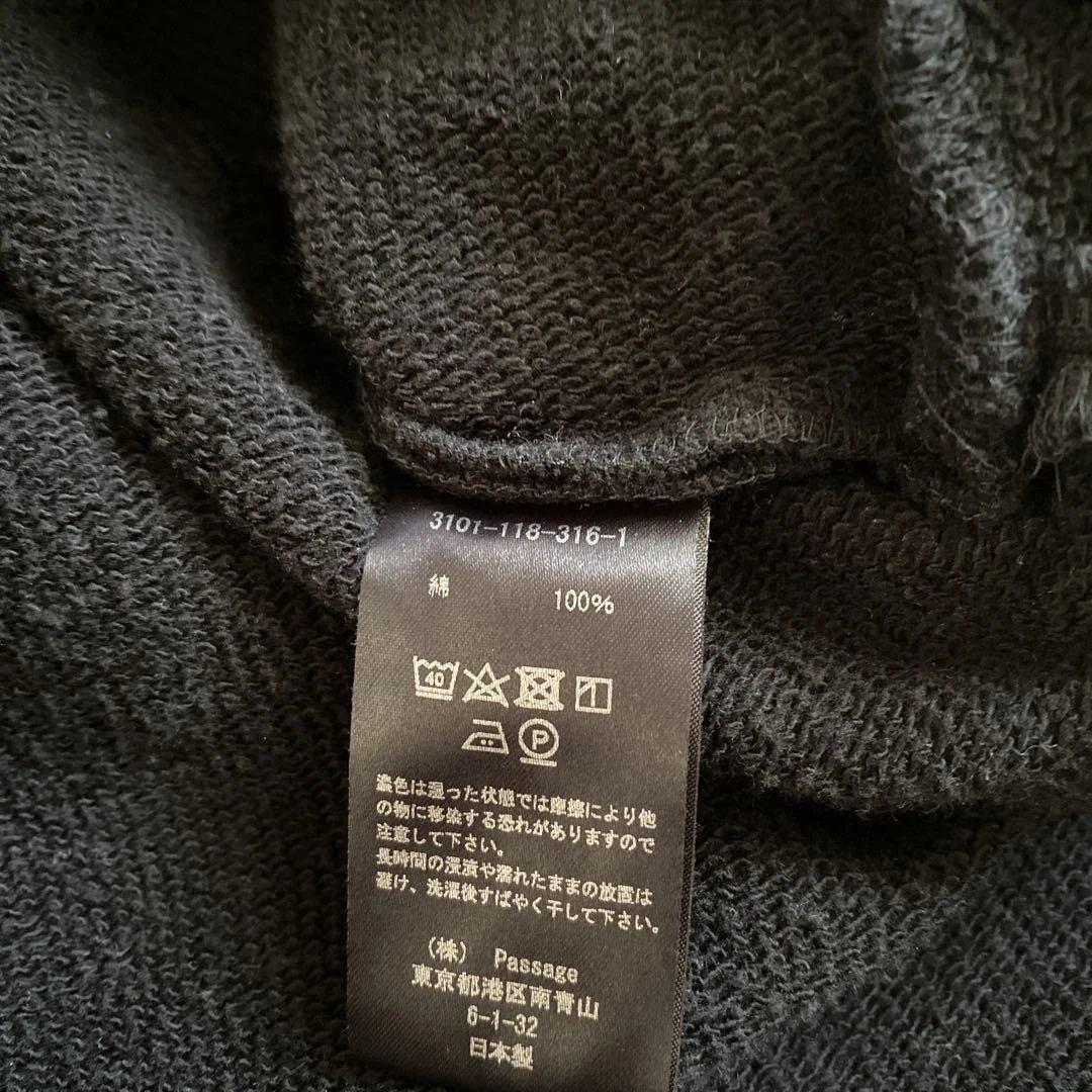 COGTHEBIGSMOKE コグザビッグスモーク　タートルネック黒スウェット