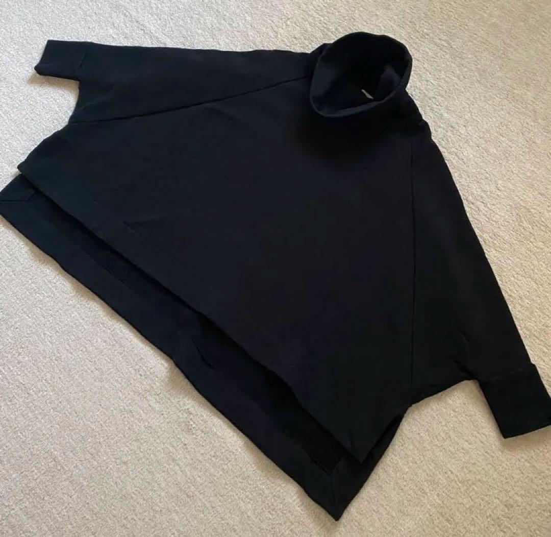 COGTHEBIGSMOKE コグザビッグスモーク　タートルネック黒スウェット