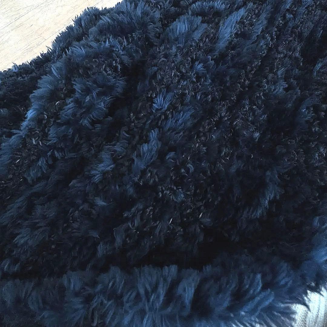 ふわふわ❤️ミンクファー&ラムファーのヤーンニット　ジャケットコート