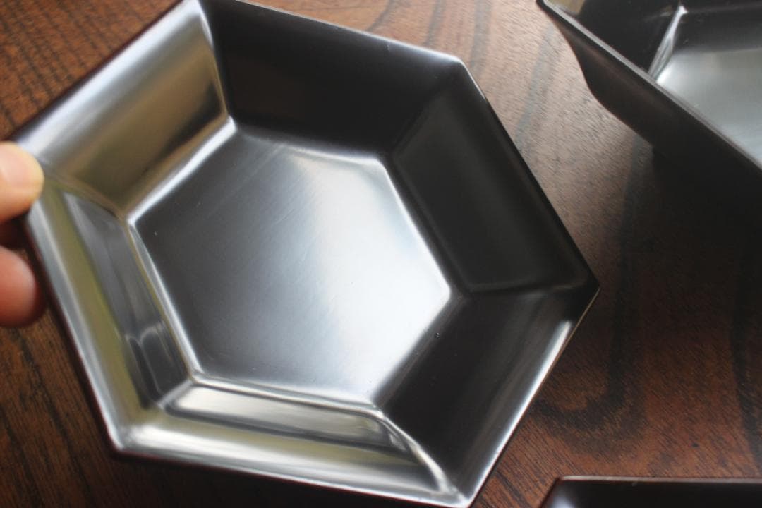 時代逸品！めずらしい六角デザインに極上溜塗の映える煮物椀2点（検輪島塗雑煮椀