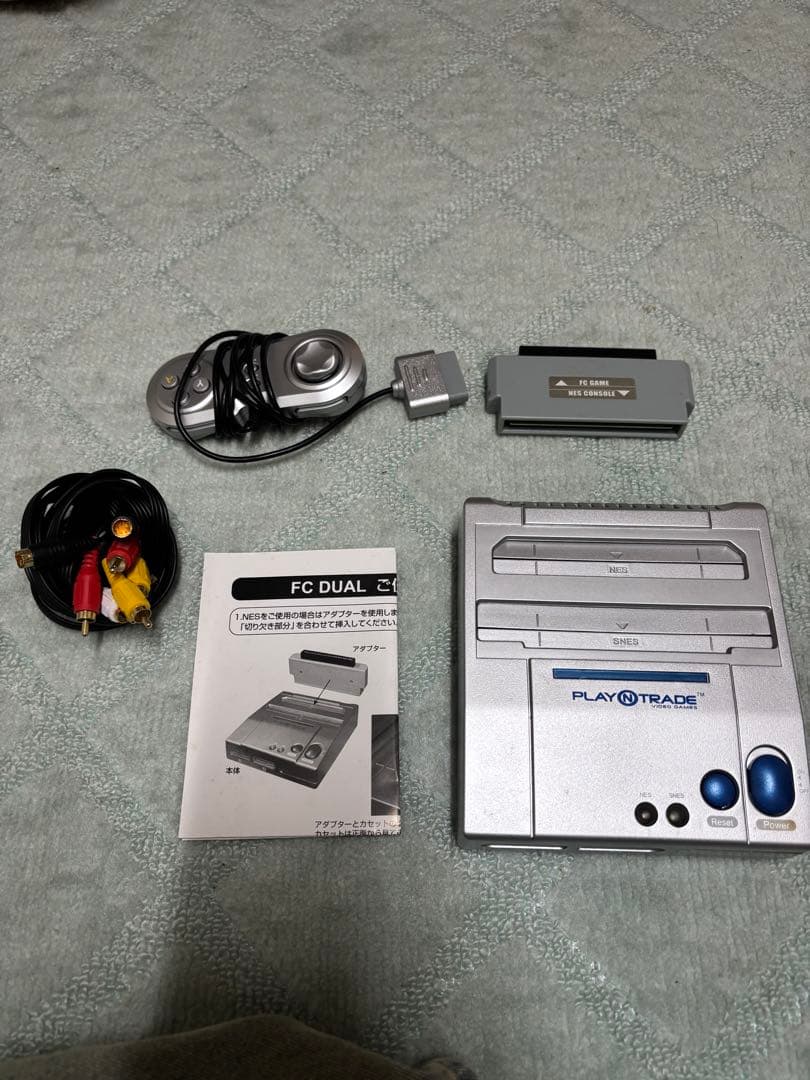 FC Dual ゲーム機 FC/SFC対応 スーパーファミコンソフト4本セット