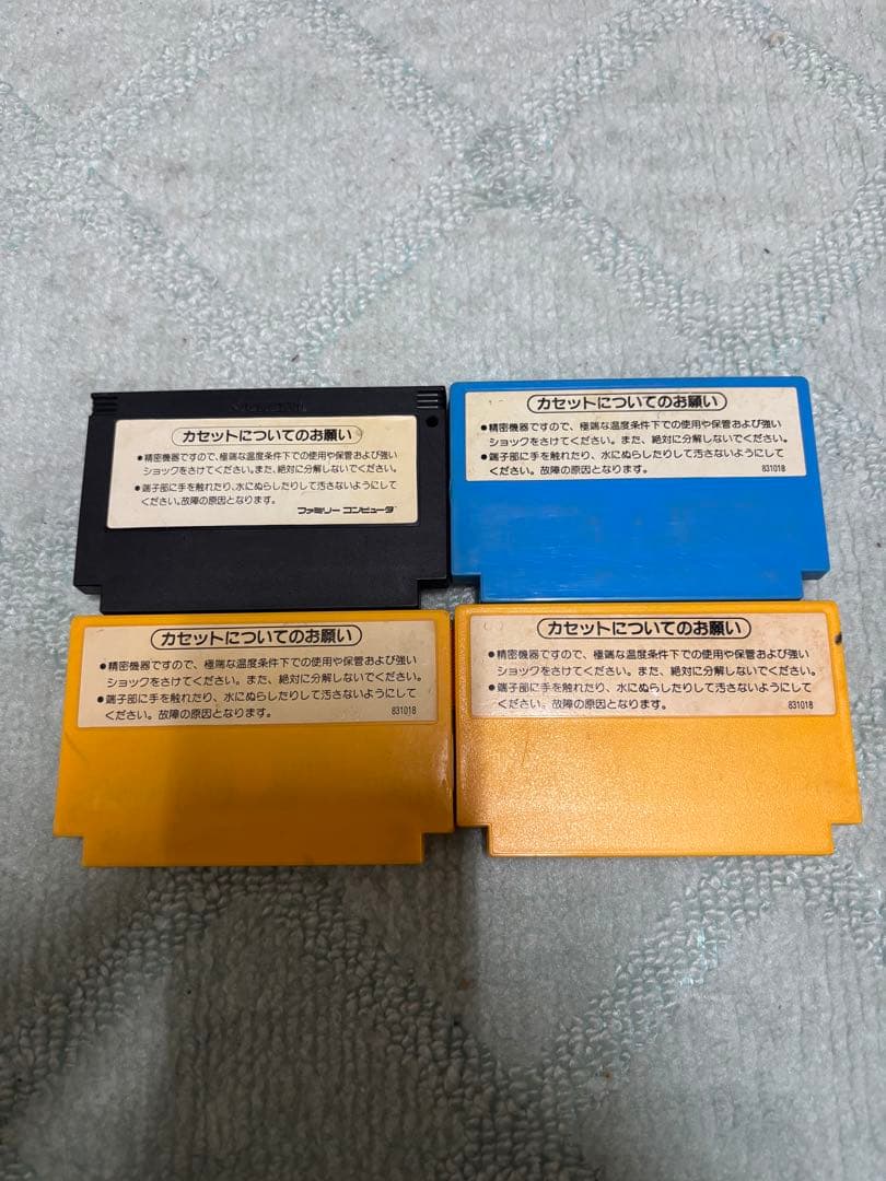 FC Dual ゲーム機 FC/SFC対応 スーパーファミコンソフト4本セット
