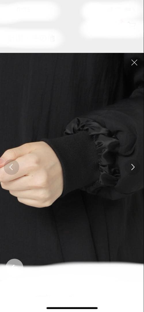 B.C STOCK ワッシャーナイロンダウン チェスターコート　ブラック　S