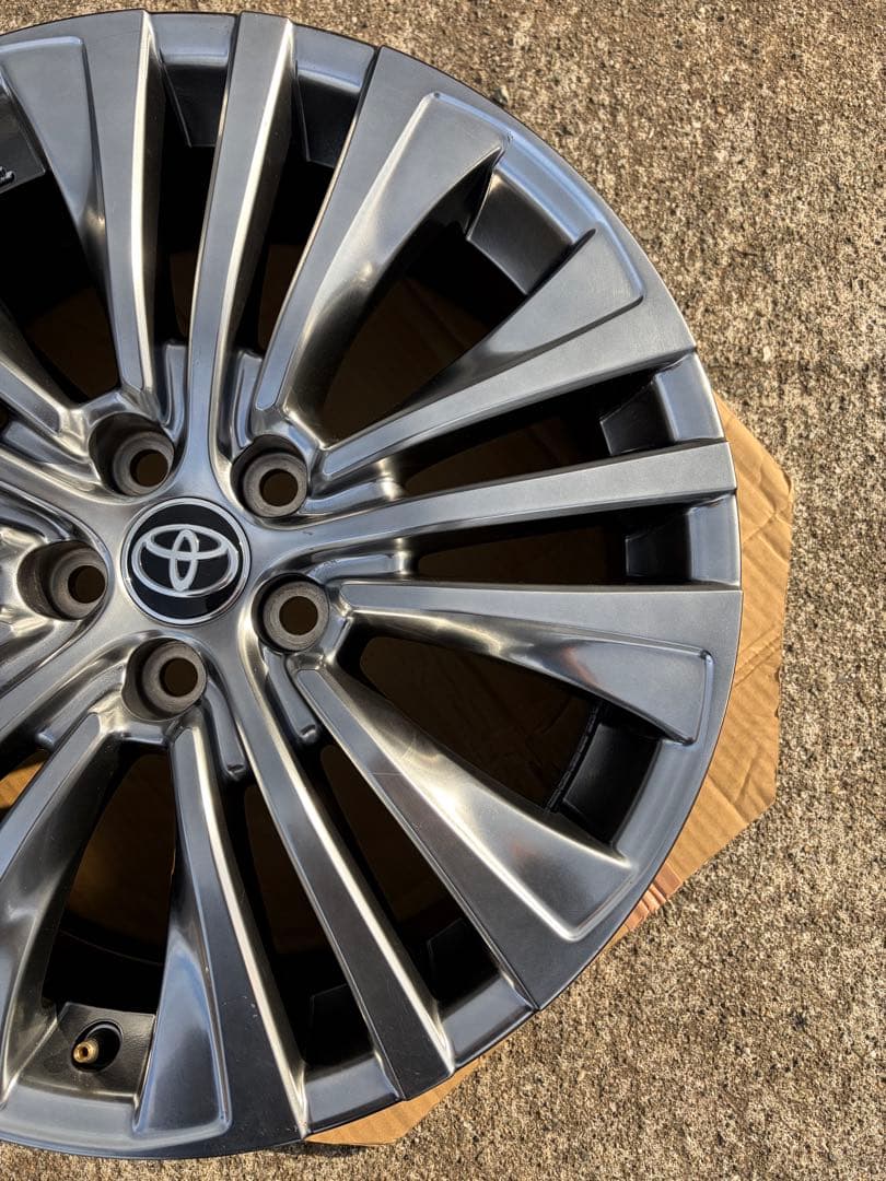 【送料無料】②トヨタ 19インチ 80ハリアー純正　アルミホイール