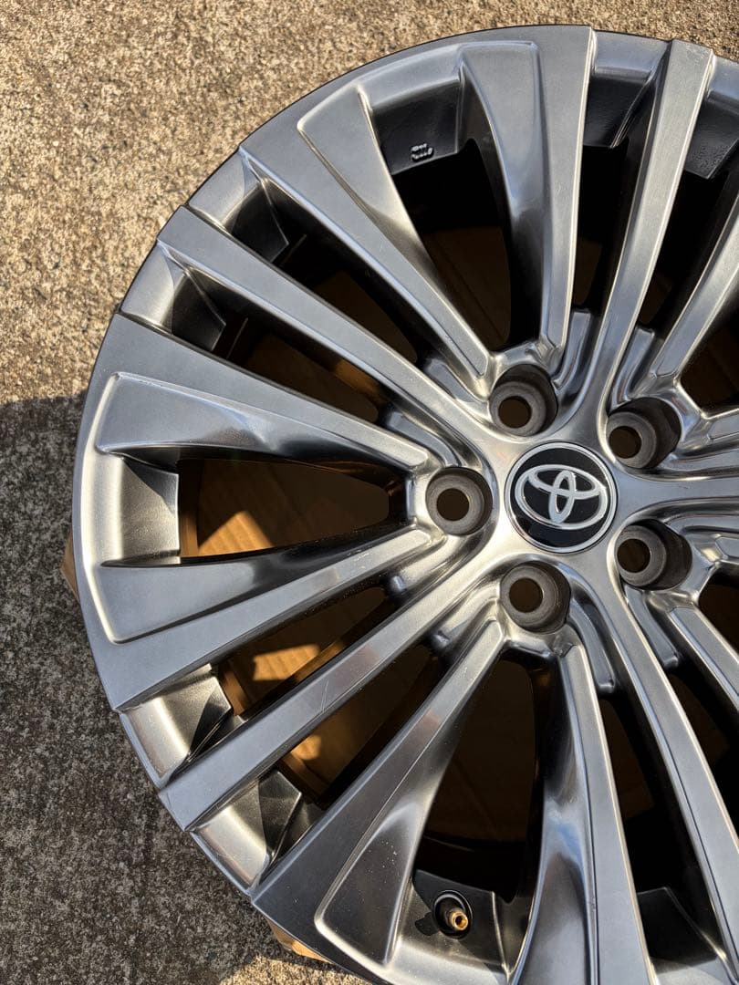 【送料無料】②トヨタ 19インチ 80ハリアー純正　アルミホイール