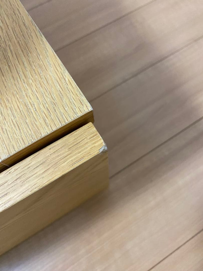 無印良品 オーク材シングルサイズ 引き出し付きベットフレーム 布団カバー付き