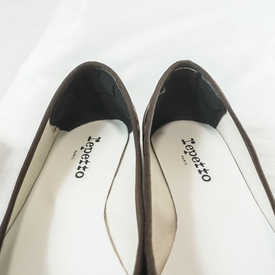 ☆未使用級☆ レペット　フラットシューズ　バレエシューズ　レオパード柄　37.5