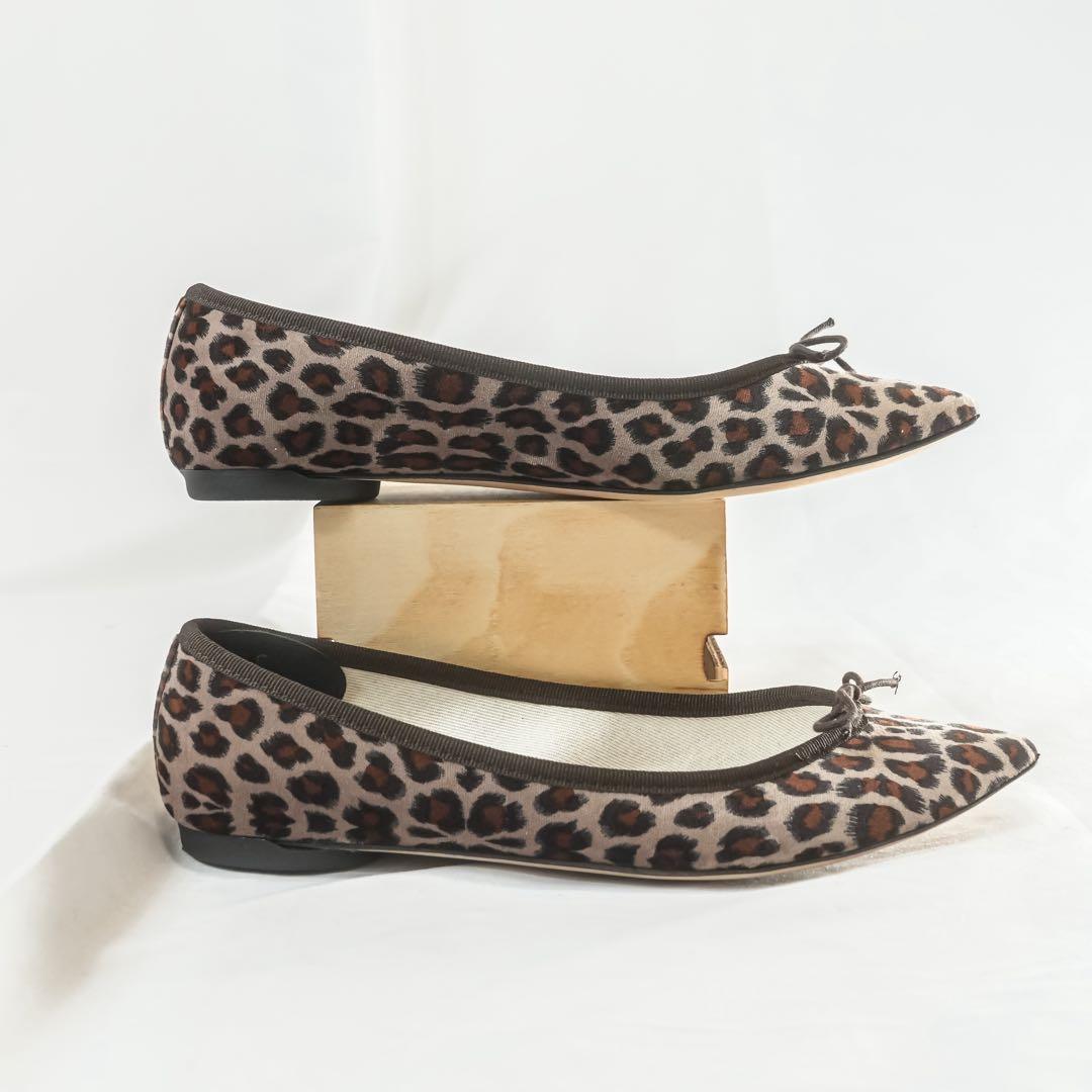☆未使用級☆ レペット　フラットシューズ　バレエシューズ　レオパード柄　37.5