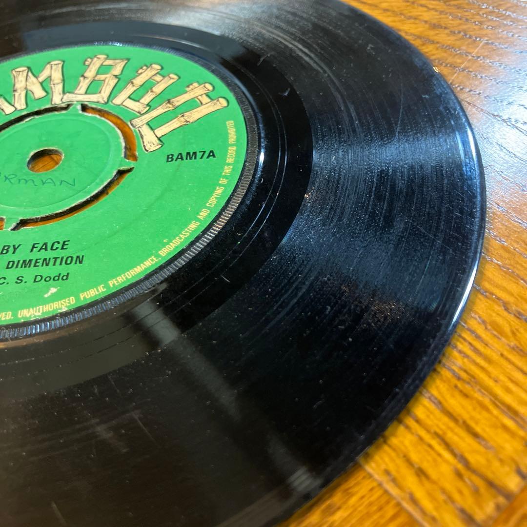 1969年 BAMBOO レコード BABY FACE / ANY-WHERE