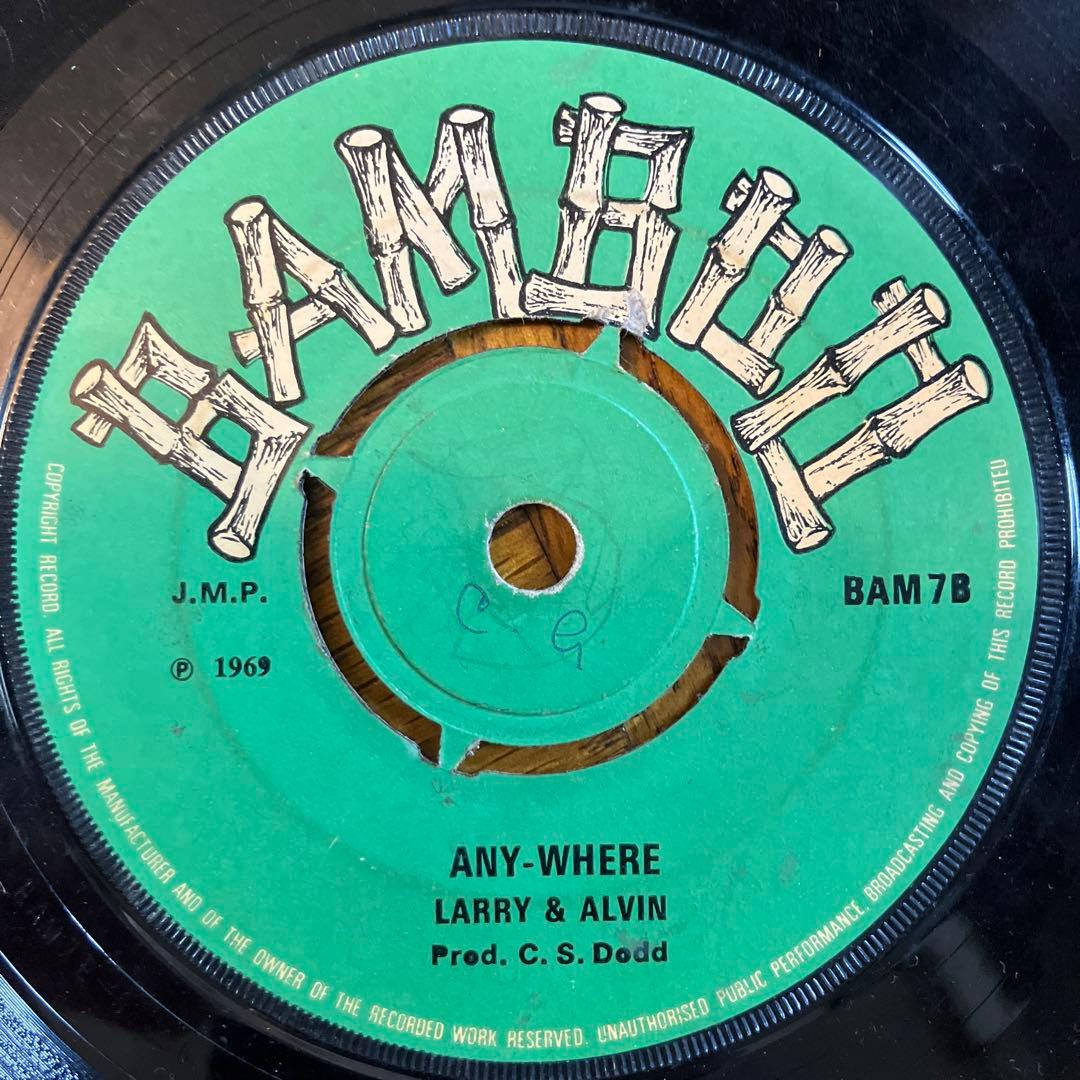 1969年 BAMBOO レコード BABY FACE / ANY-WHERE