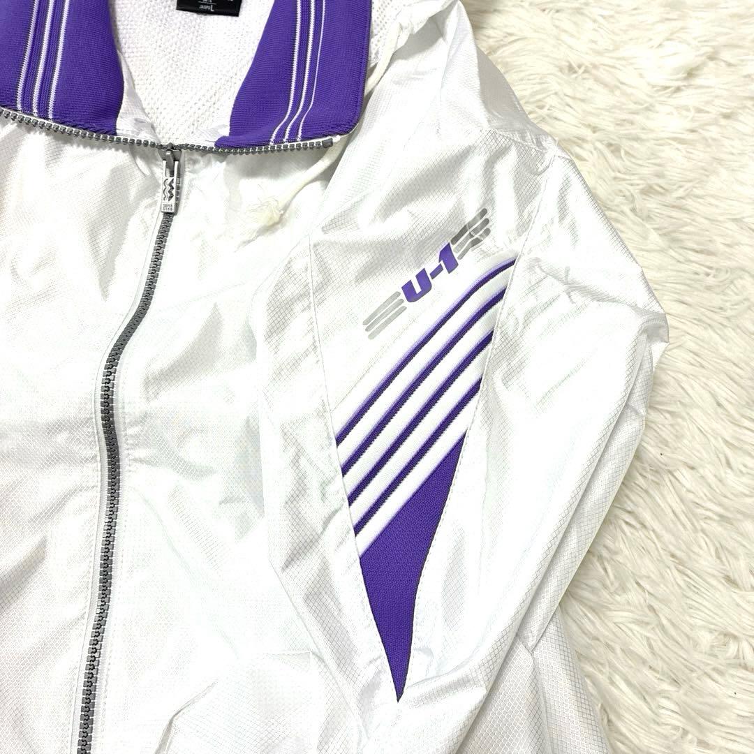 90s ミズノ スーパースター ウインドブレーカー　セットアップ 上下　白