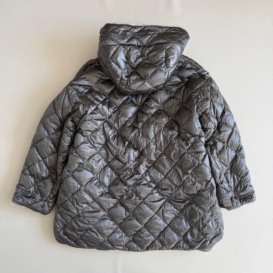 美品　マックスマーラ　キューブ　リバーシブル　ファー　キルティングコート　ダウン