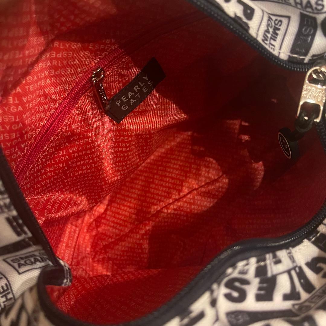 PEARLY GATES パーリーゲイツ カートバック スマイル 文字柄