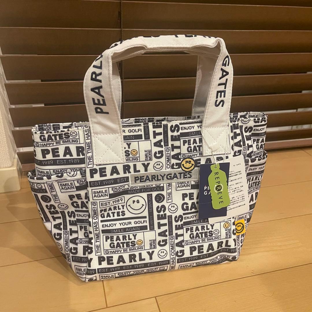 PEARLY GATES パーリーゲイツ カートバック スマイル 文字柄