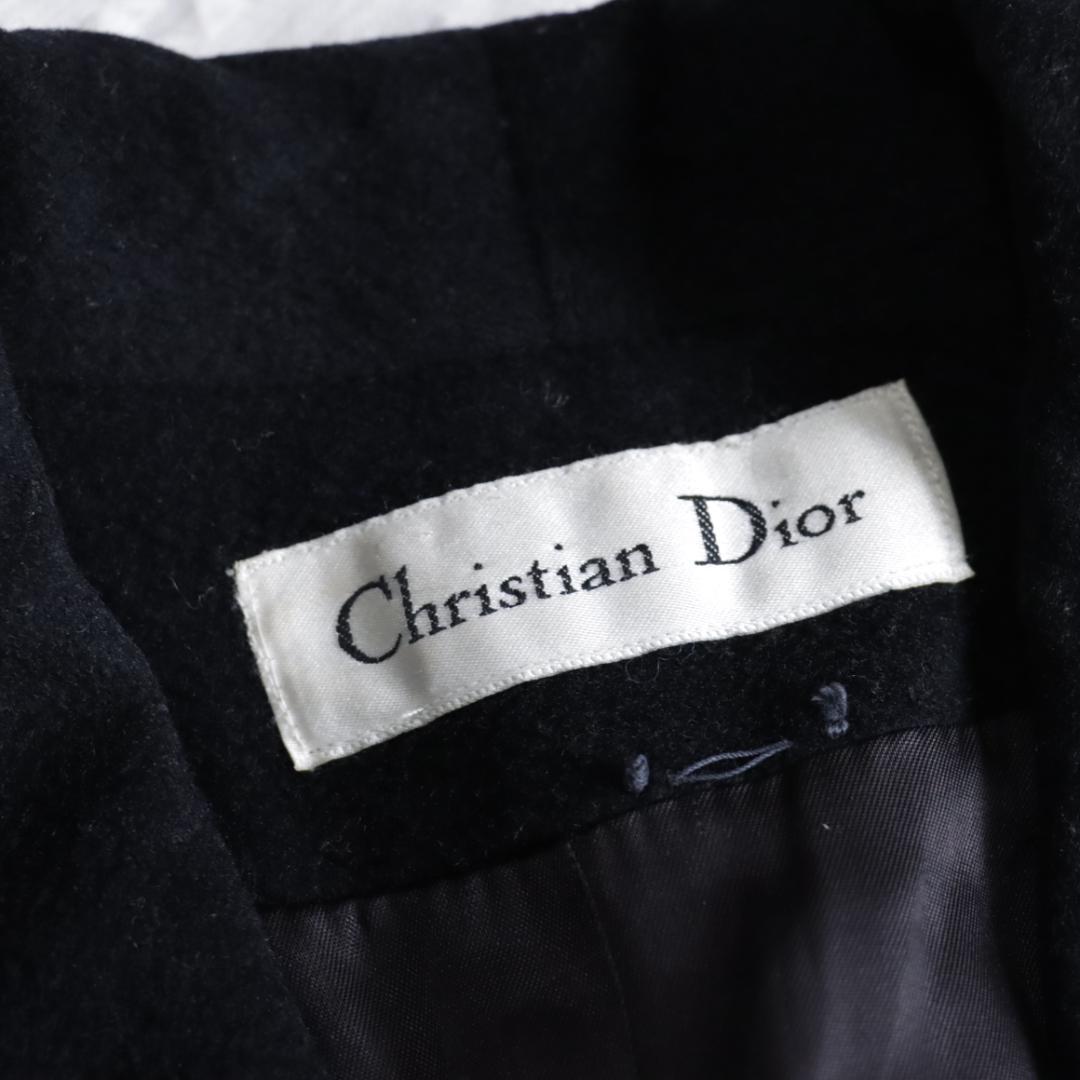 ロロピアーナ生地　クリスチャンディオール　マキシ丈　ダブルボタンチェスターコート