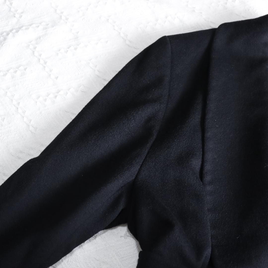 ロロピアーナ生地　クリスチャンディオール　マキシ丈　ダブルボタンチェスターコート