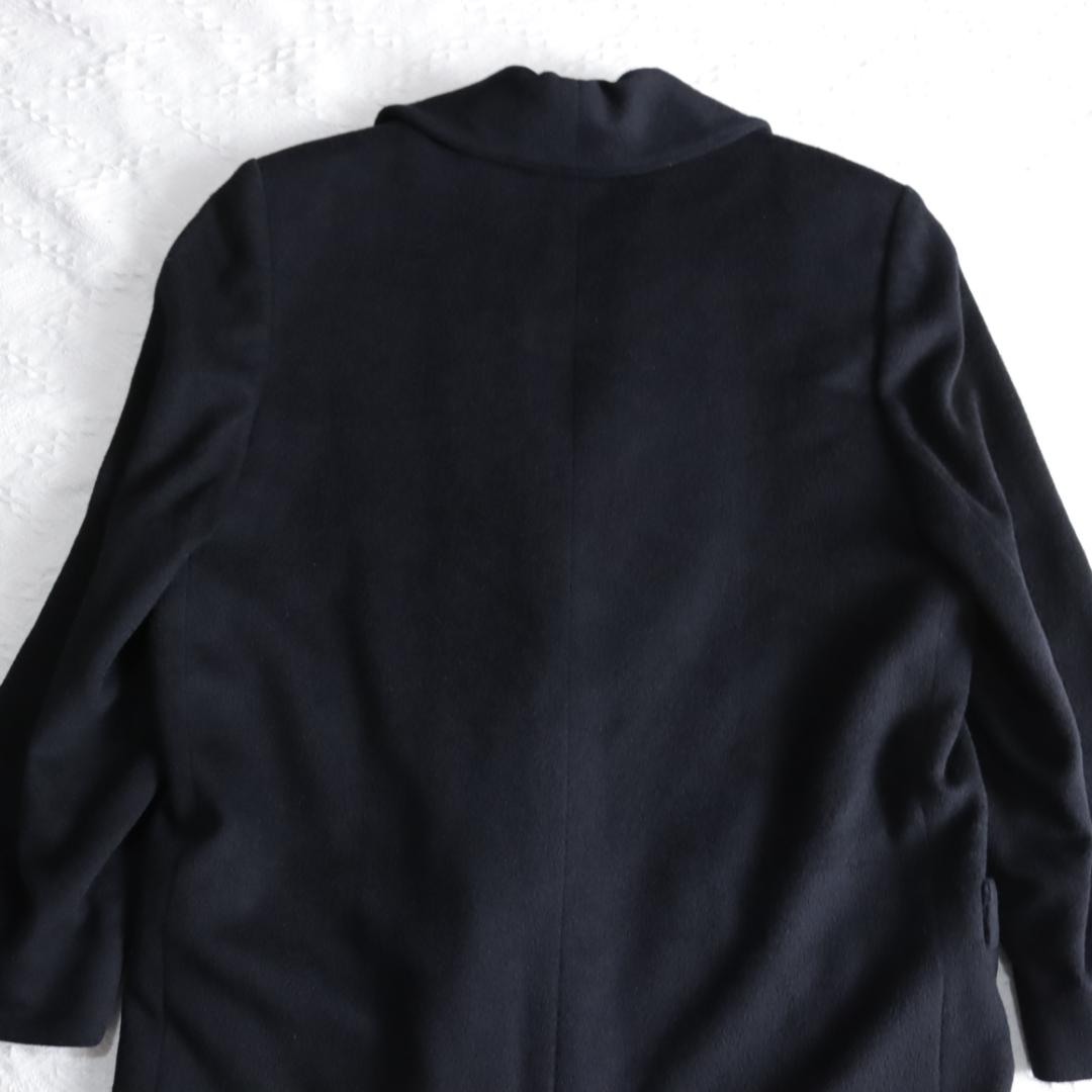 ロロピアーナ生地　クリスチャンディオール　マキシ丈　ダブルボタンチェスターコート