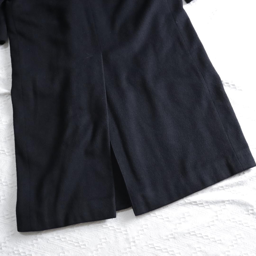 ロロピアーナ生地　クリスチャンディオール　マキシ丈　ダブルボタンチェスターコート