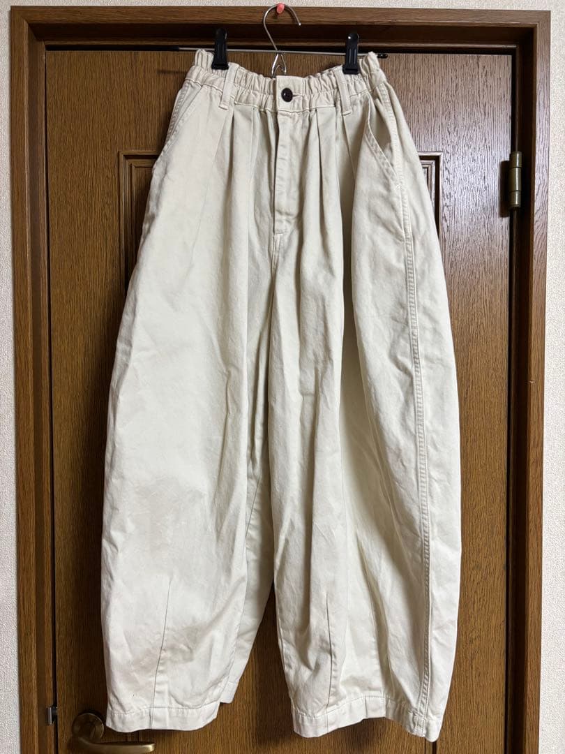HARVESTY/ハーベスティ【サーカスパンツ】A11709 アイボリー日本製
