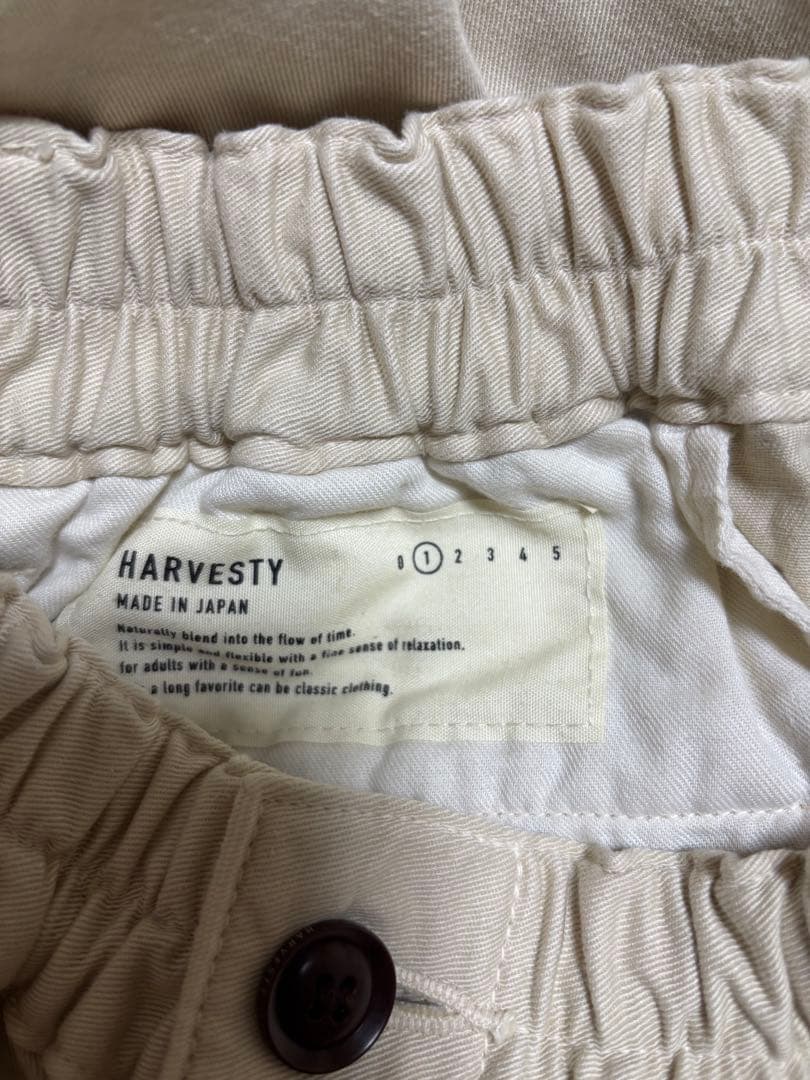 HARVESTY/ハーベスティ【サーカスパンツ】A11709 アイボリー日本製