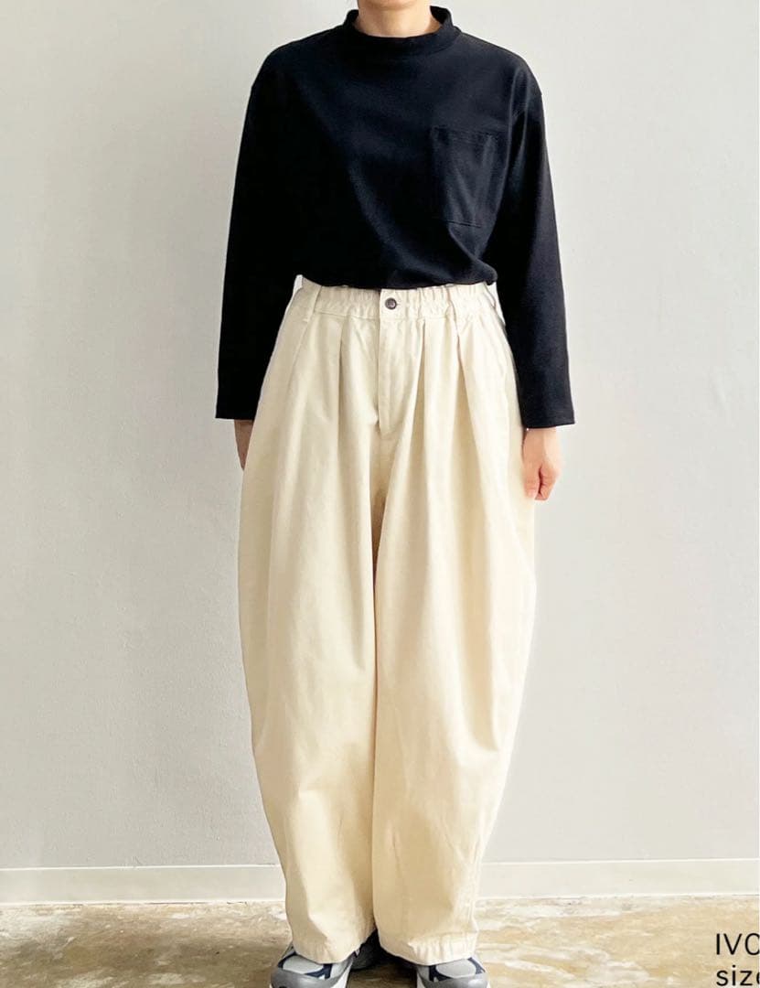 HARVESTY/ハーベスティ【サーカスパンツ】A11709 アイボリー日本製