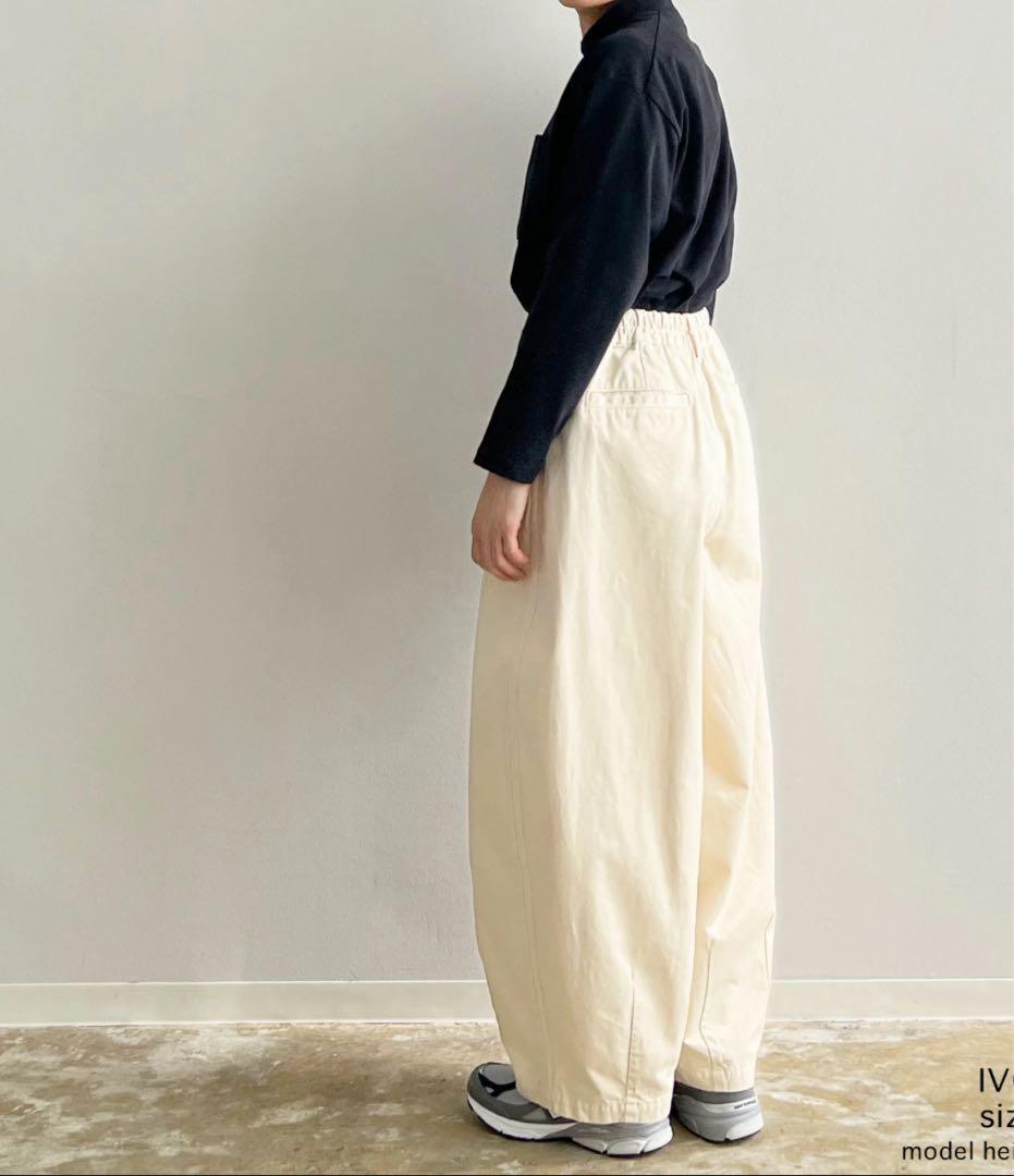 HARVESTY/ハーベスティ【サーカスパンツ】A11709 アイボリー日本製