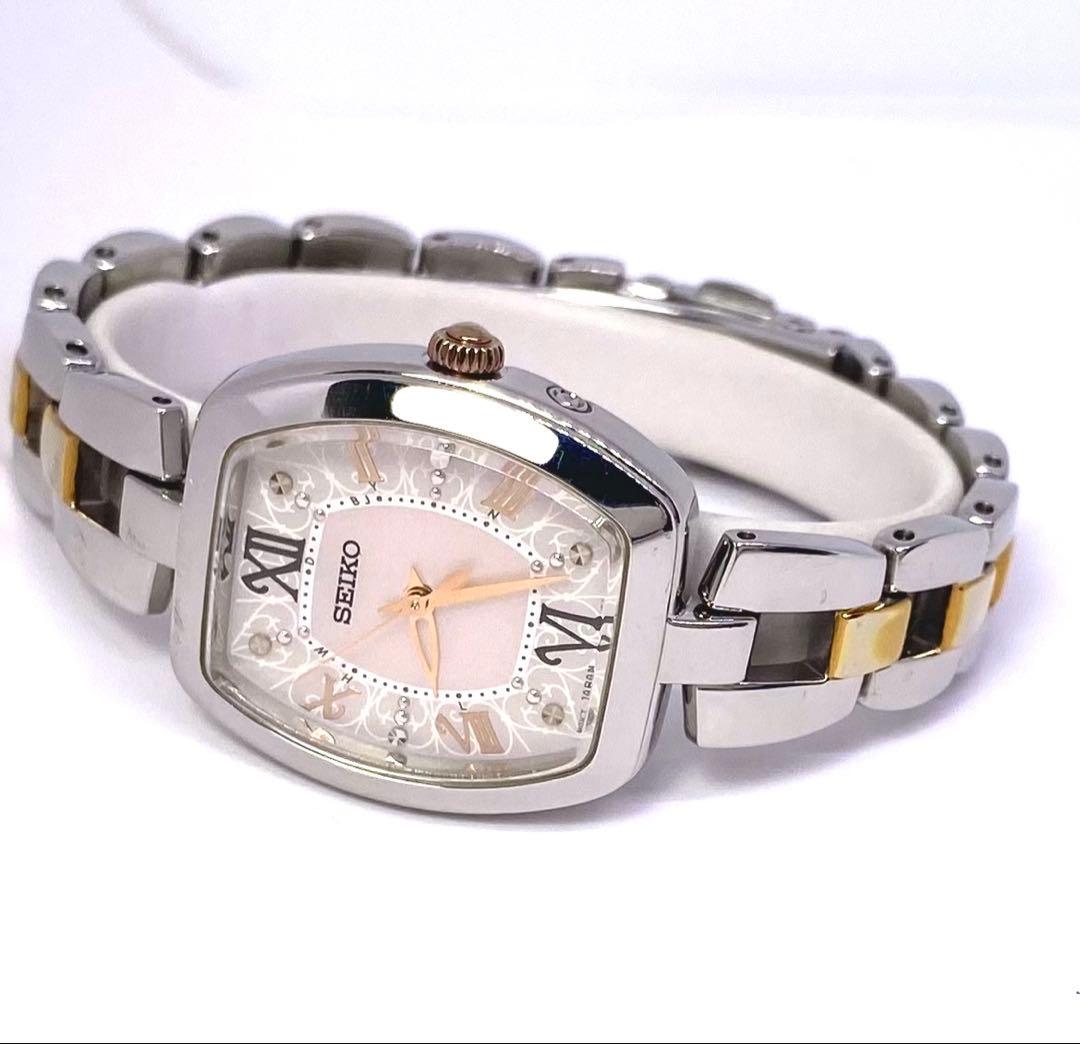 SEIKO☆セイコー☆TISSE☆ティセ☆電波ソーラー☆耐磁☆スワロフスキー