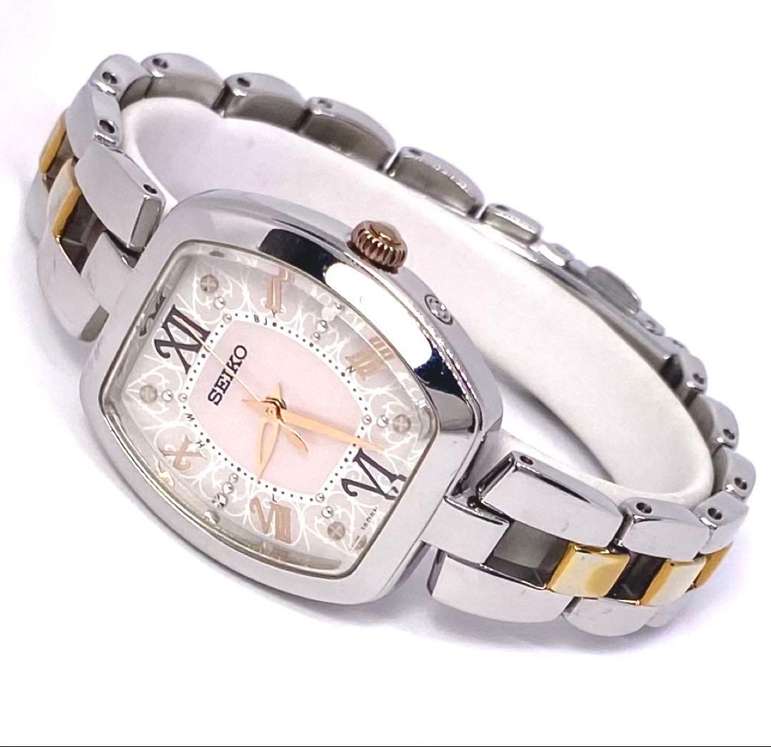 SEIKO☆セイコー☆TISSE☆ティセ☆電波ソーラー☆耐磁☆スワロフスキー