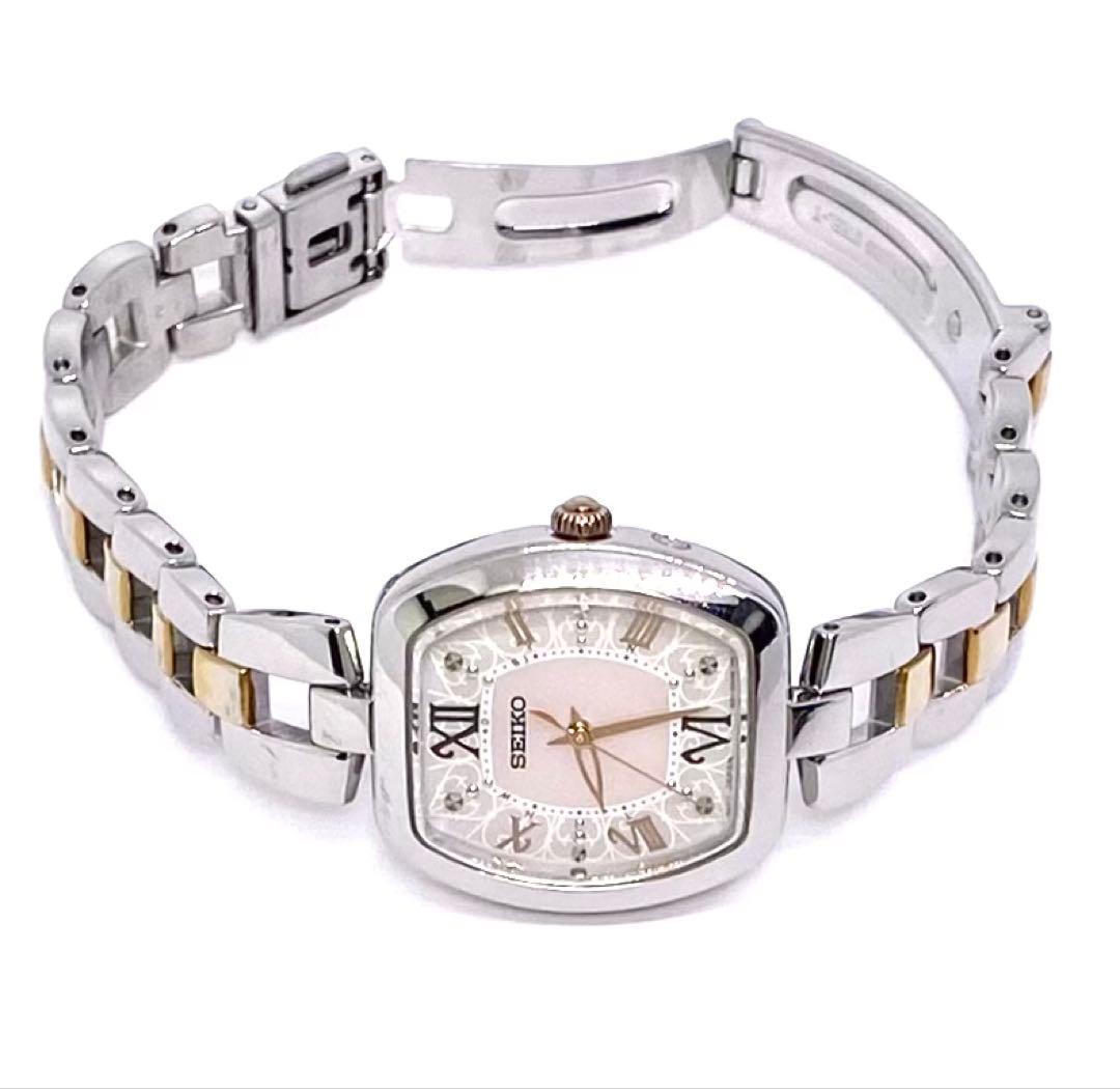 SEIKO☆セイコー☆TISSE☆ティセ☆電波ソーラー☆耐磁☆スワロフスキー