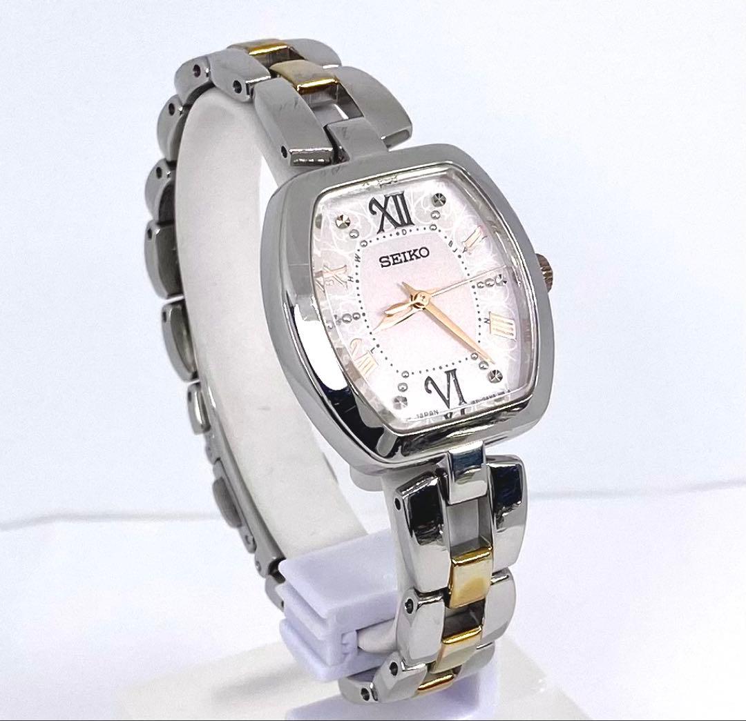 SEIKO☆セイコー☆TISSE☆ティセ☆電波ソーラー☆耐磁☆スワロフスキー