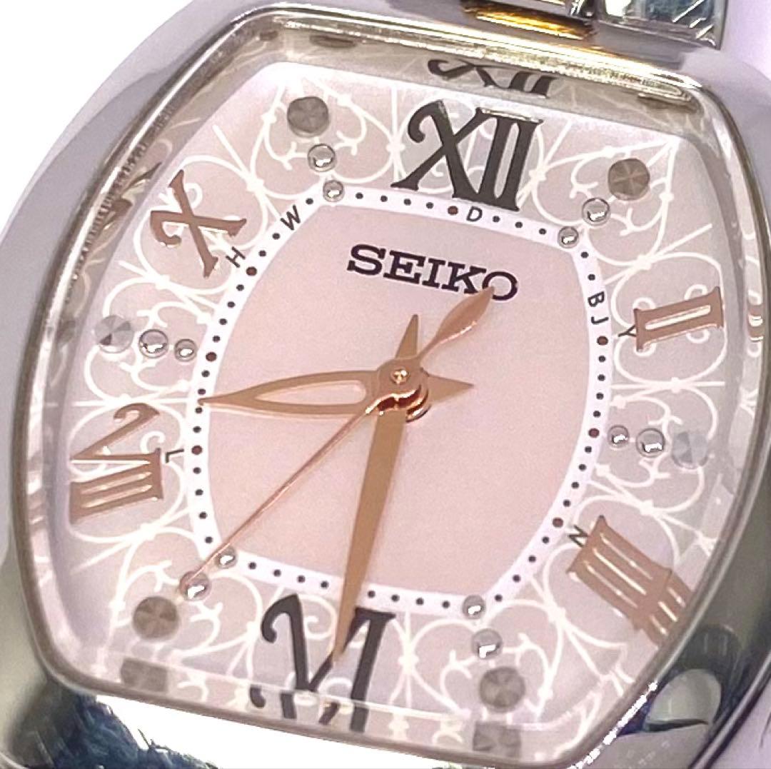 SEIKO☆セイコー☆TISSE☆ティセ☆電波ソーラー☆耐磁☆スワロフスキー