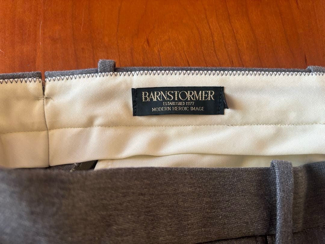 BARNSTORMER ドレスジャージー チノ トラウザー / ストレッチパンツ