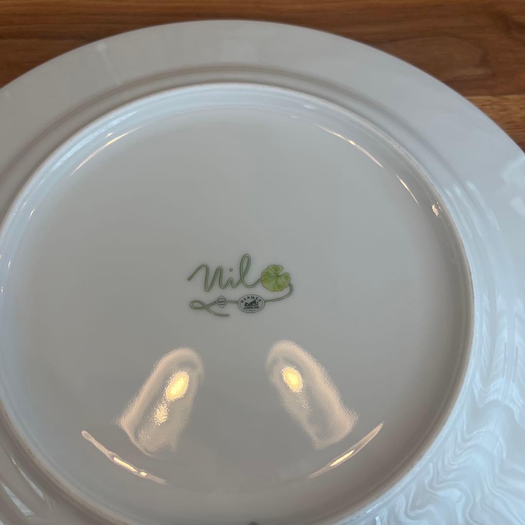 【アリエル】HERMES ナイル(廃盤)プレート 蓮