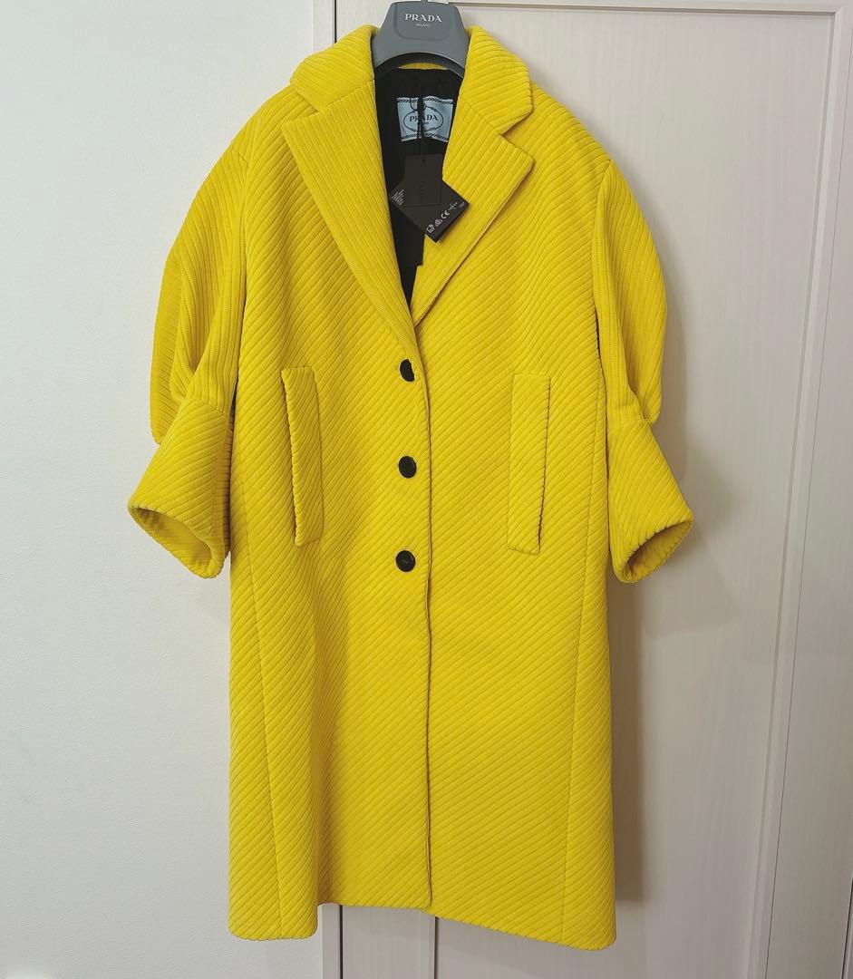 最終値下PRADA新品未使用プラダ ボリュームスリーブロングコート コレクション