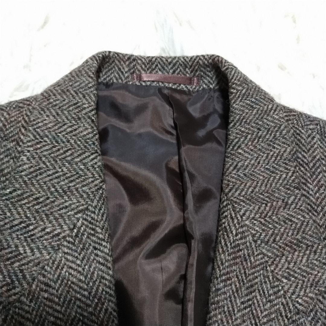 SPICE  ハリスツイード テーラードジャケット　ヘリンボーン