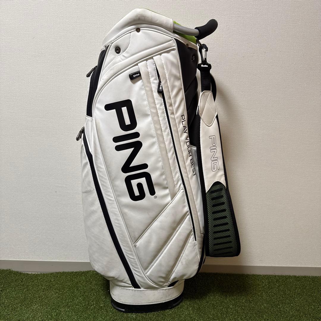 PING ピン キャディバッグ ホワイト 9.5型 47インチ対応