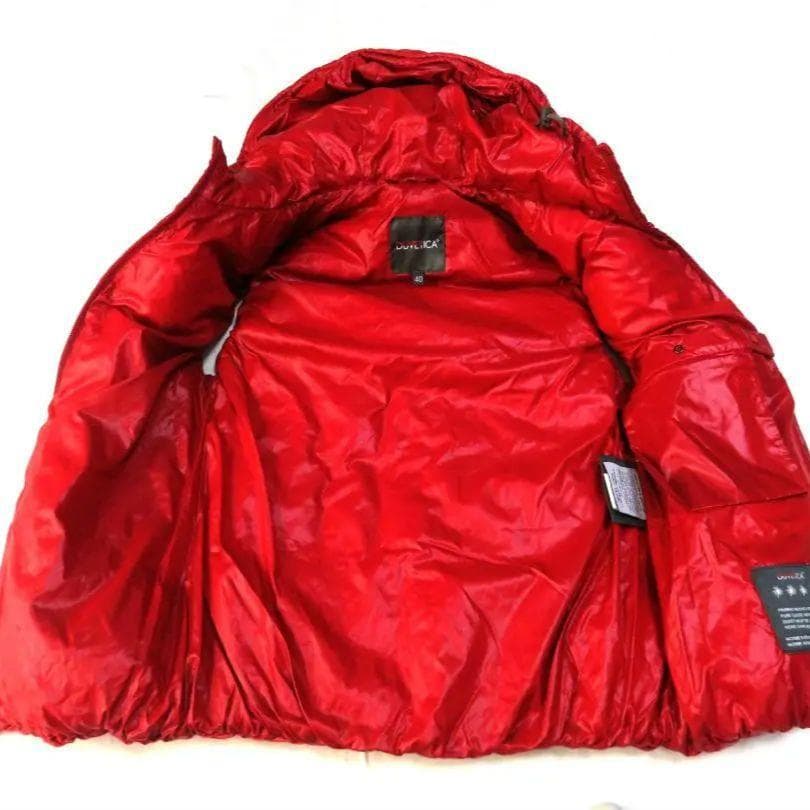 美品 デュベティカ ダウンベスト Goccia フード付 40 女性M 413