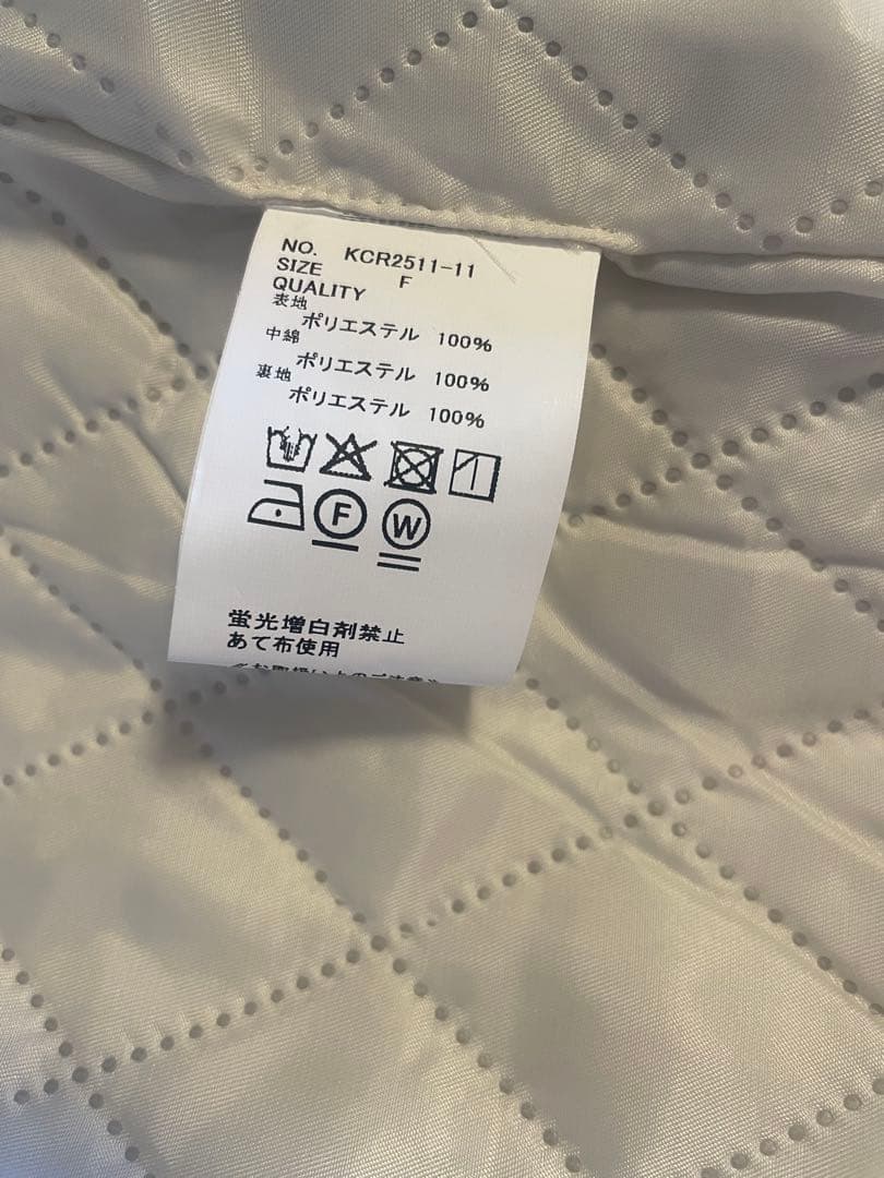 kicuri カシミヤタッチチェスターコート