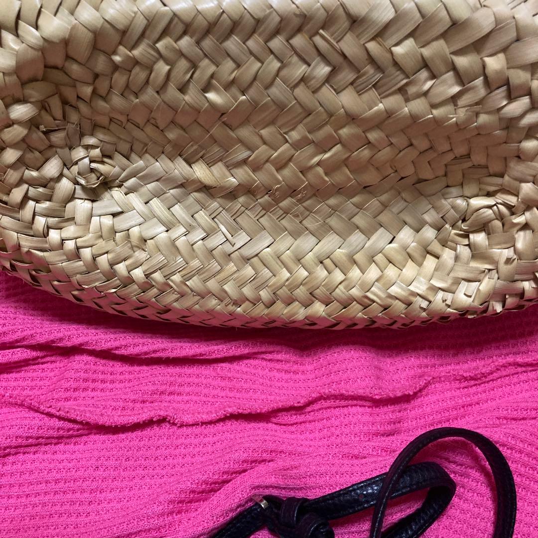 タイムセール最終値下げ早い者勝ちiacucciナチュラルストロー トートバッグ