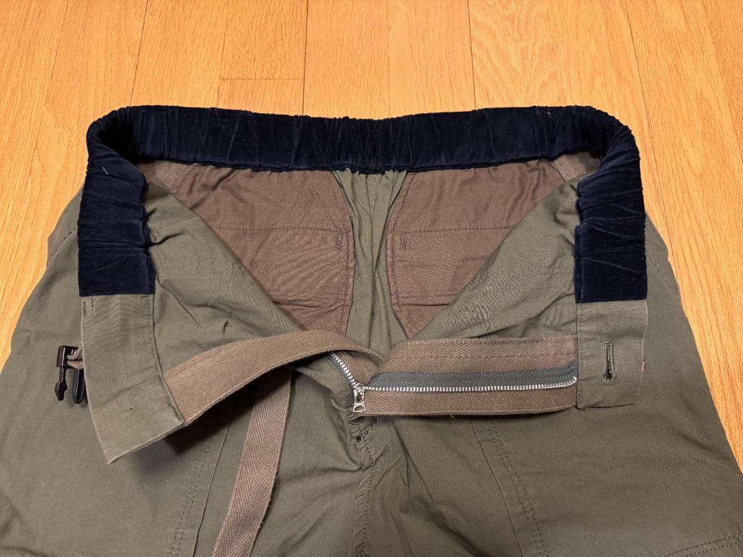 サイズ 3 Sacai 19AW OXFORD PANTS CLOPPED