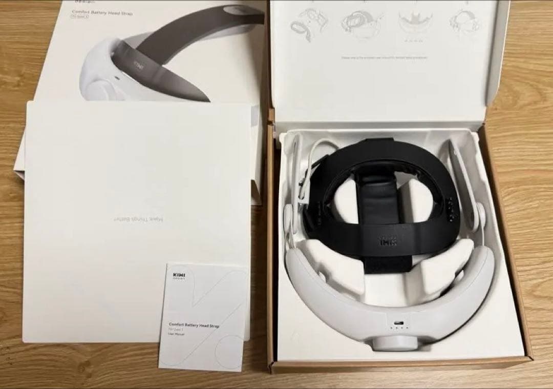 【中古】 Quest 3 ヘッドセット+ バッテリーヘッドストラップ付