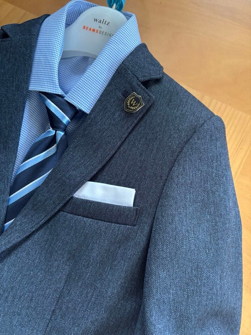 【超美品】BEAMS DESIGNフォーマルスーツ 120／卒園式 入学式