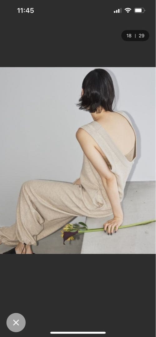 サロペット・オーバーオール・オールインワン TODAYFUL Cotton linen Rough Combinaison